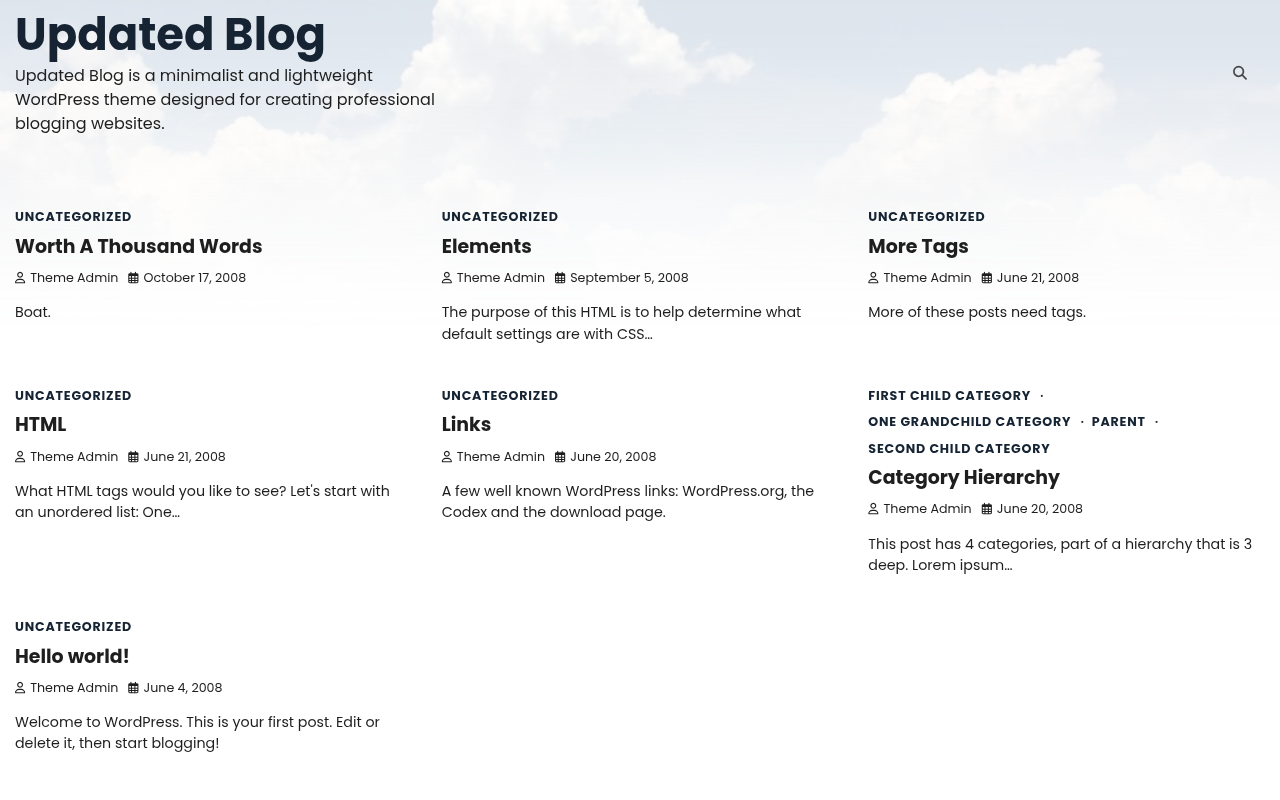 Десктоп — Updated Blog