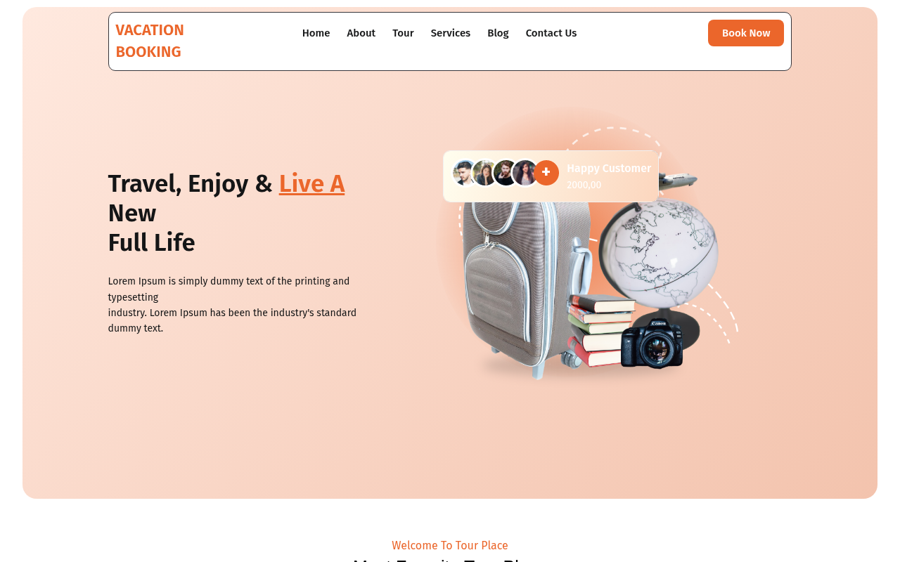 Десктоп — Vacation Booking
