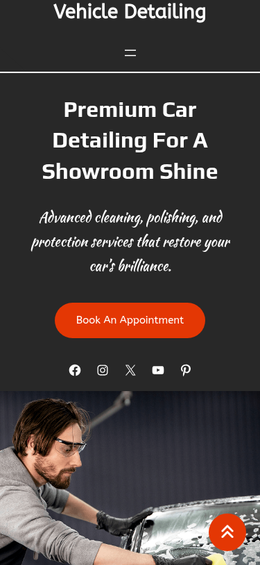 Мобильный вид — Vehicle Detailing