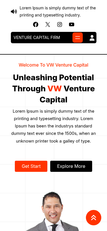 Мобильный вид — Venture Capital Firm