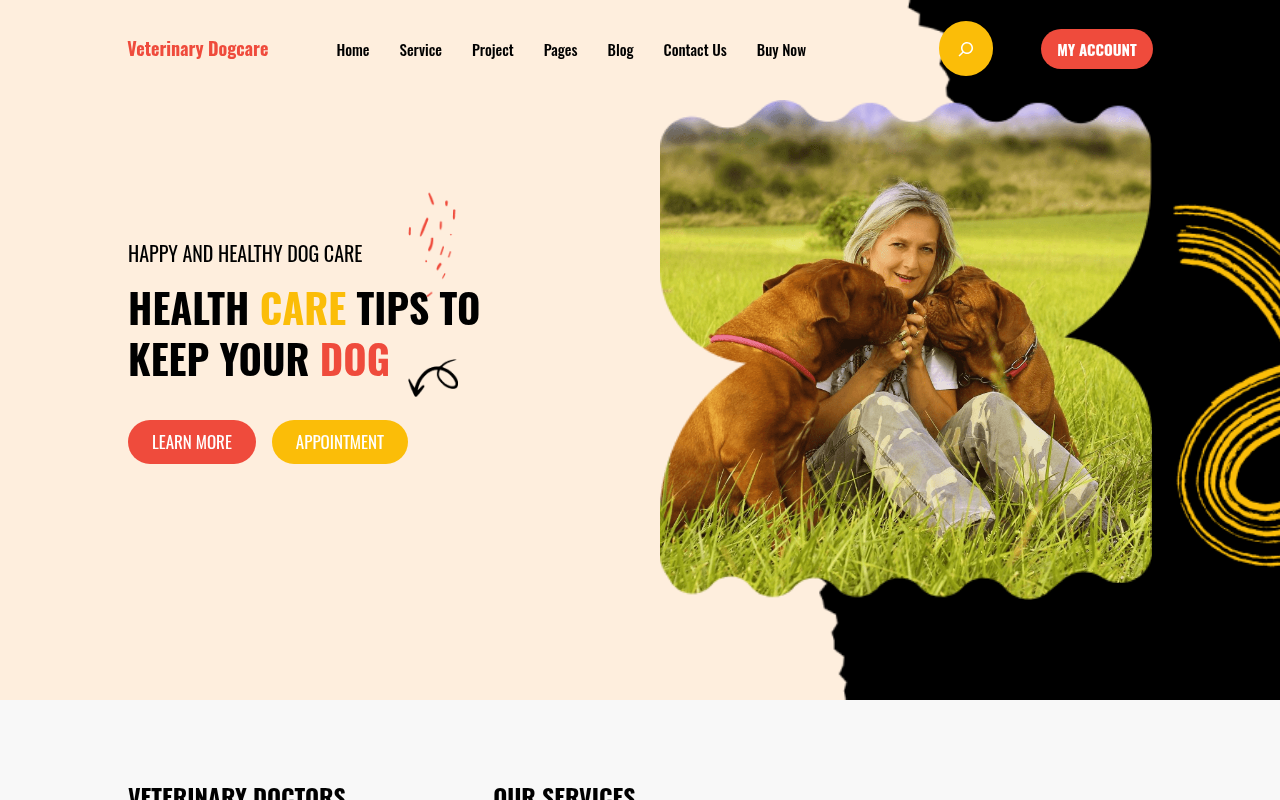 Десктоп — Veterinary Dogcare