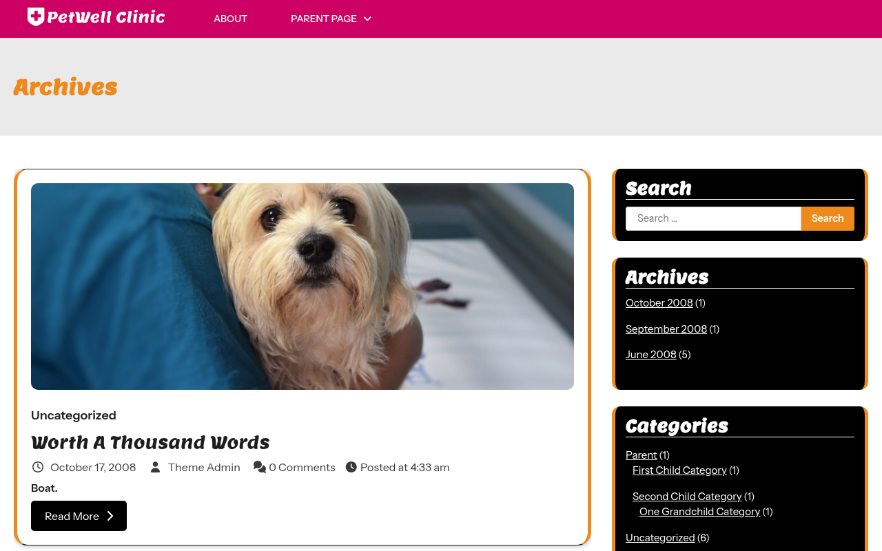 Десктоп — Veterinary Pet Wellness