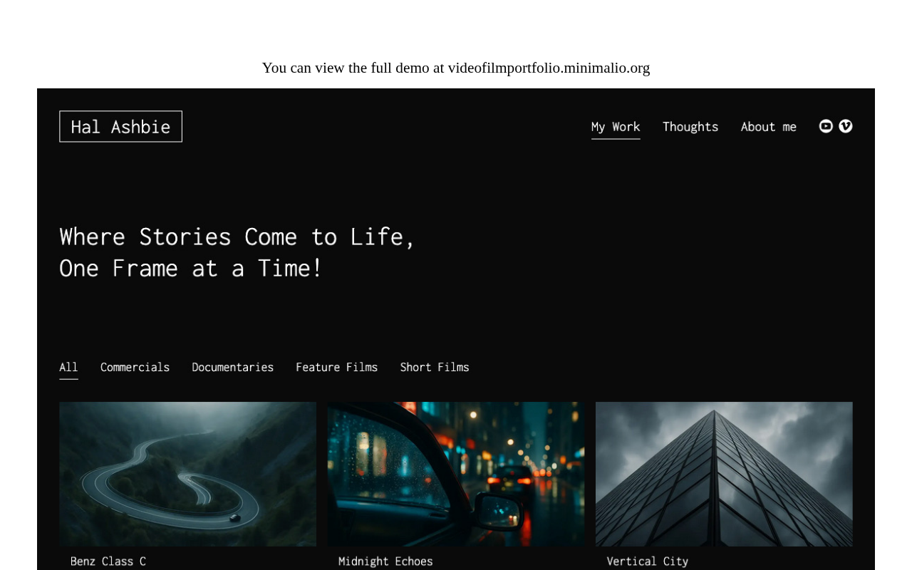 Десктоп — Video Film Portfolio