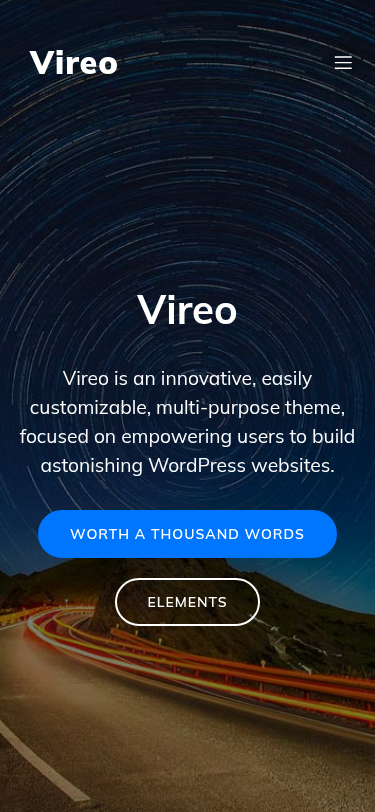 Мобильный вид — Vireo