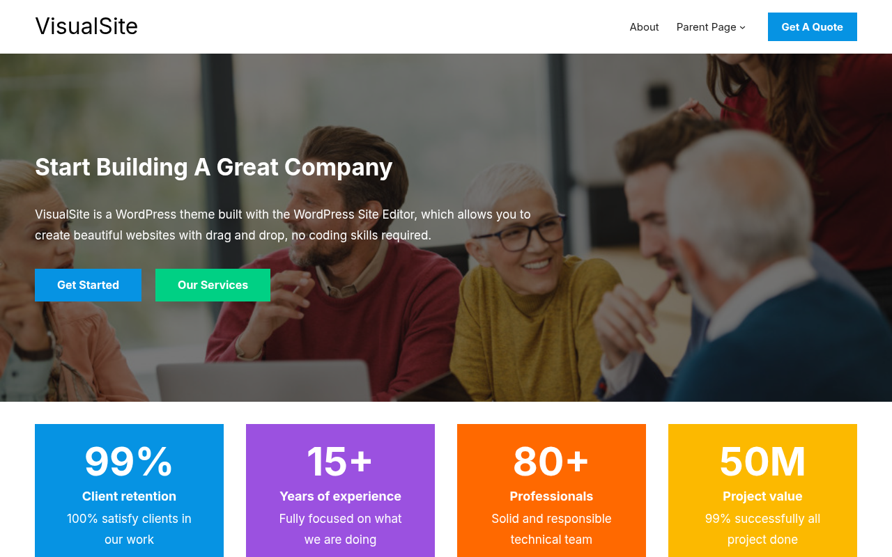 Десктоп — VisualSite
