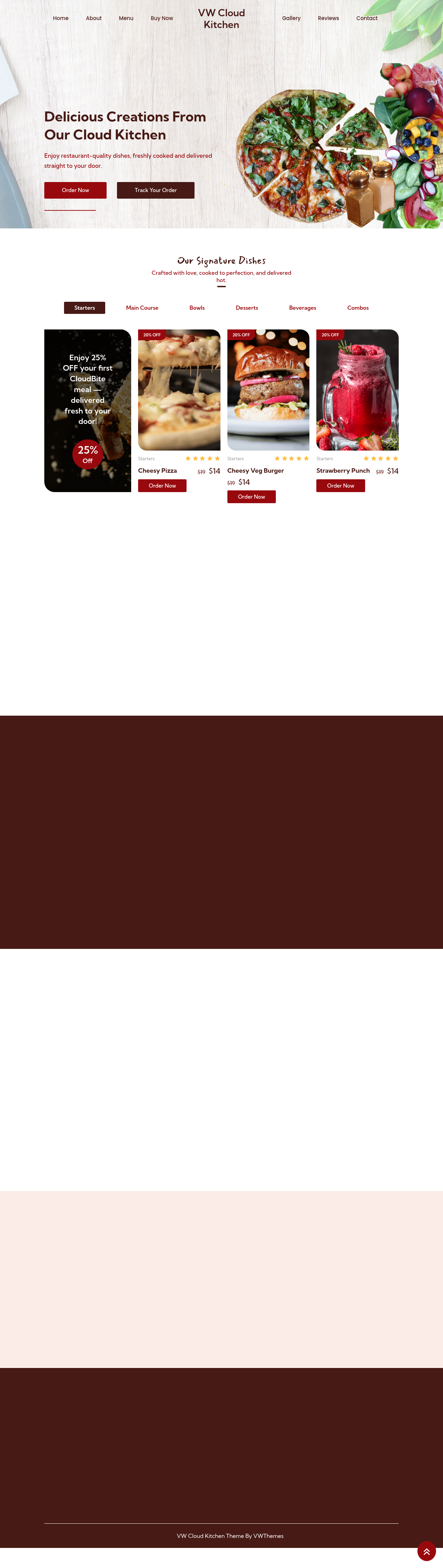 Десктоп (ниже) — VW Cloud Kitchen