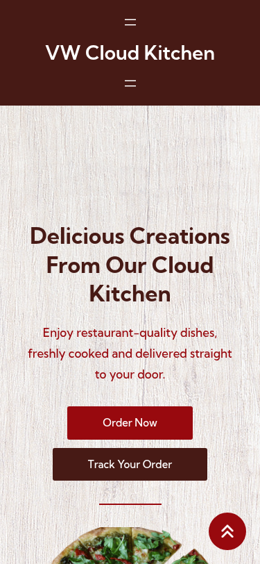 Мобильный вид — VW Cloud Kitchen