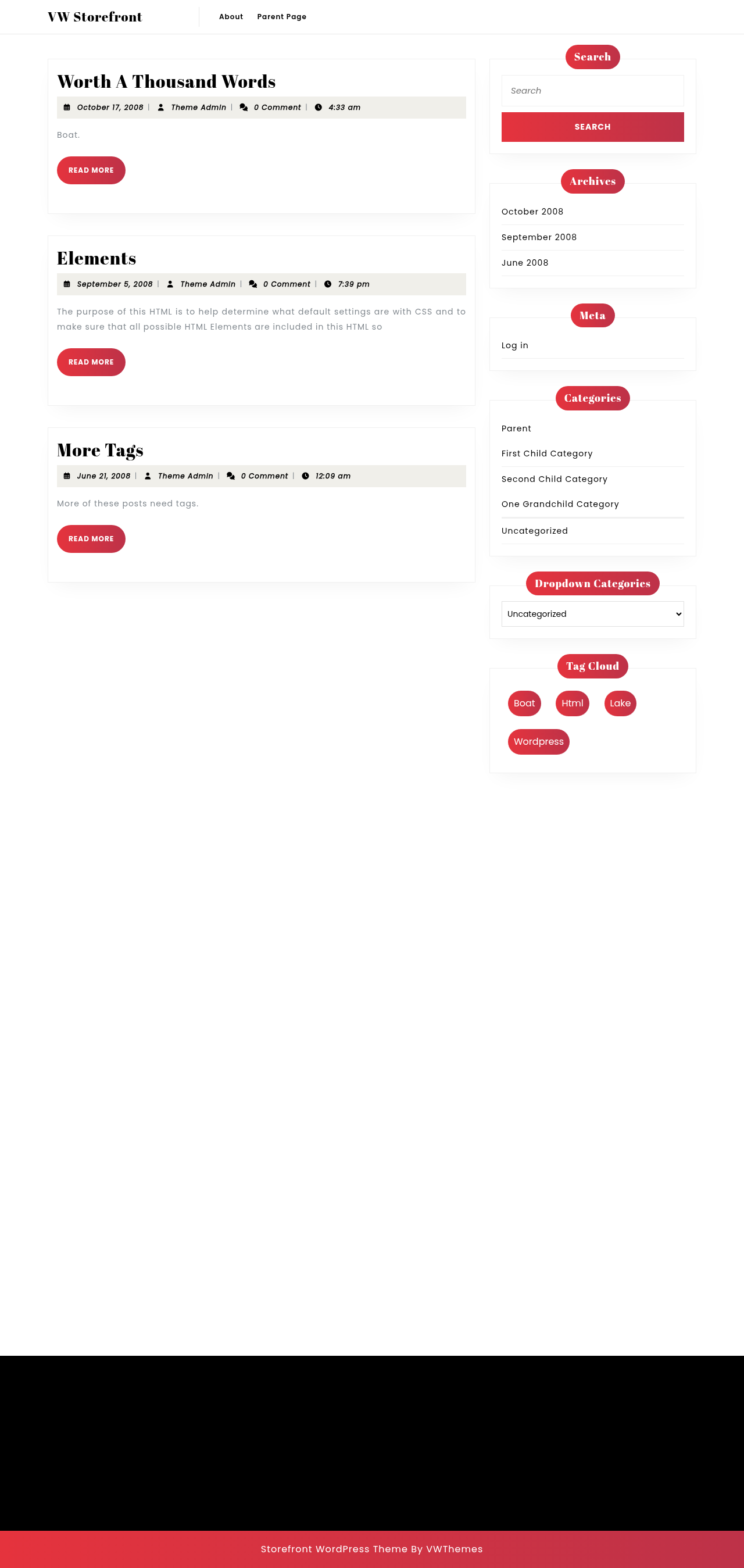 Десктоп (ниже) — VW Storefront