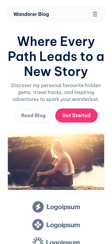 Мобильный вид — Wanderer Blog