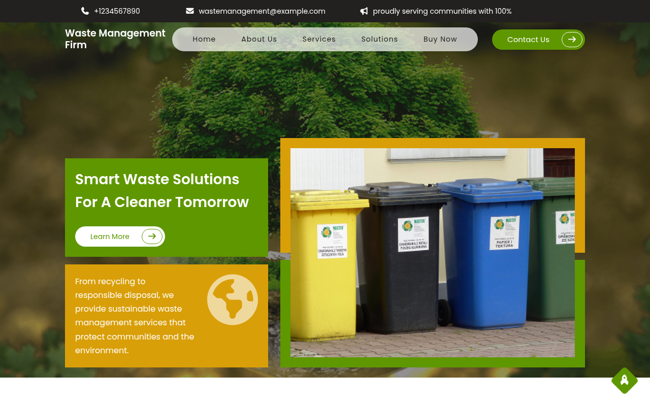 Десктоп — Waste Management Firm