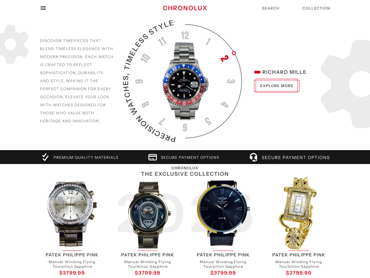 Watch Store Shop