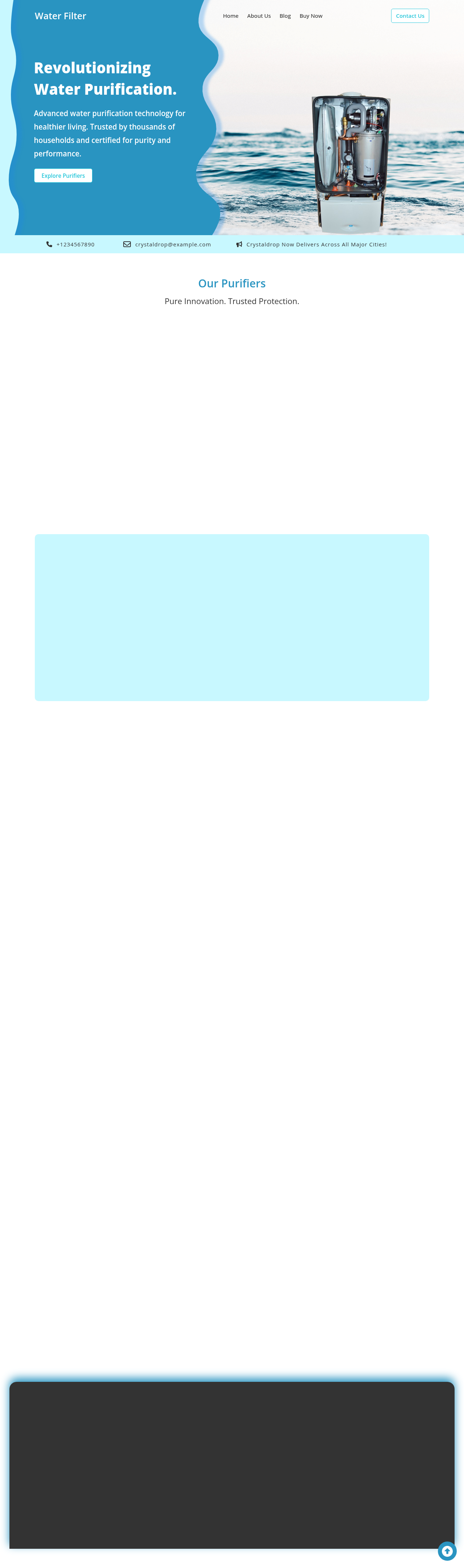 Десктоп (ниже) — Water Filter