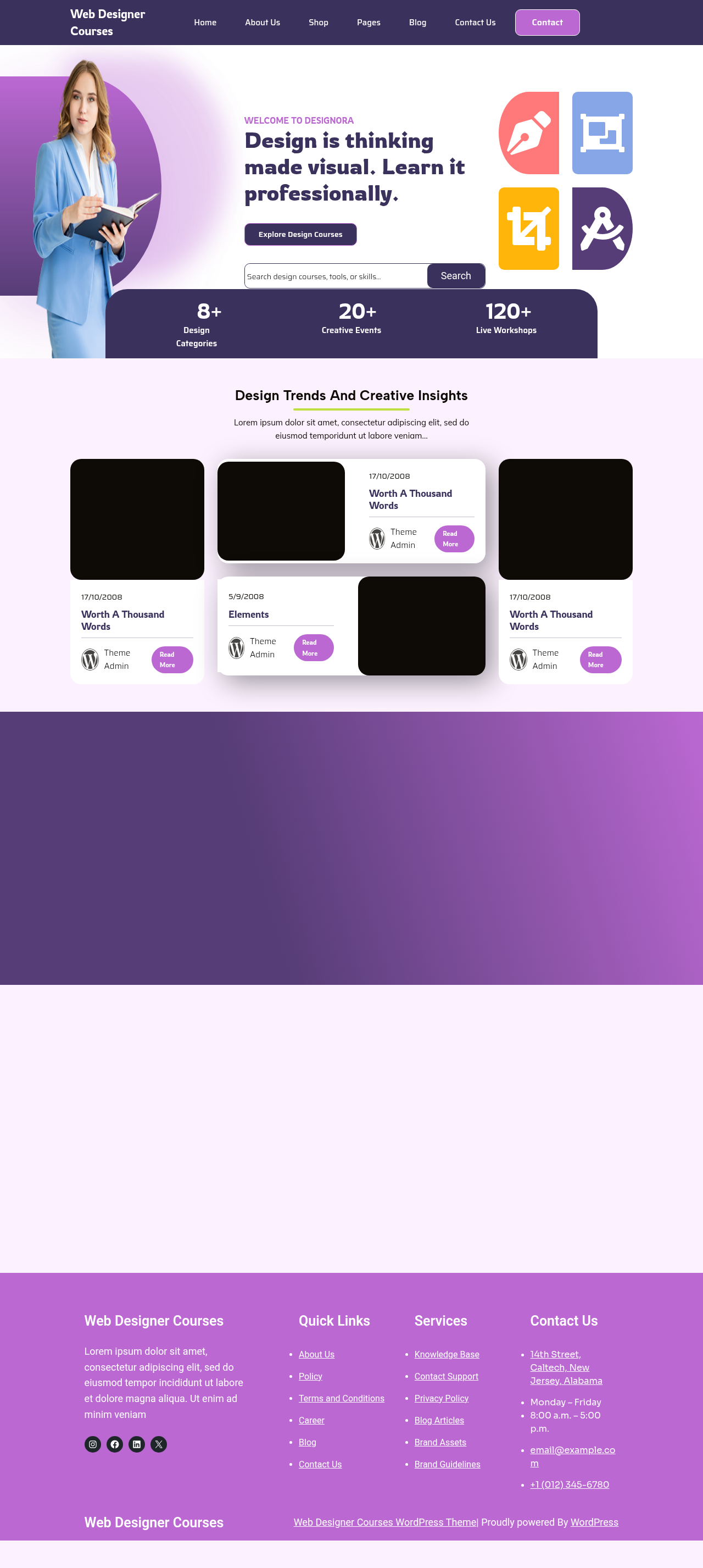 Десктоп (ниже) — Web Designer Courses
