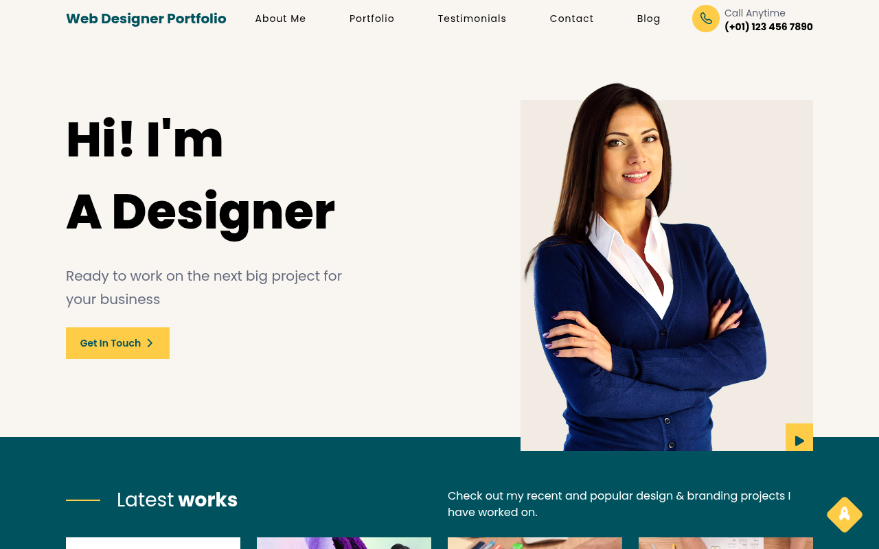 Десктоп — Web Designer Portfolio