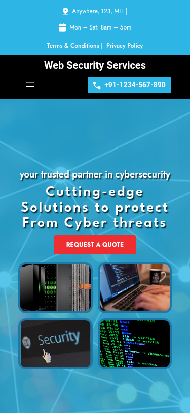 Мобильный вид — Web Security Services