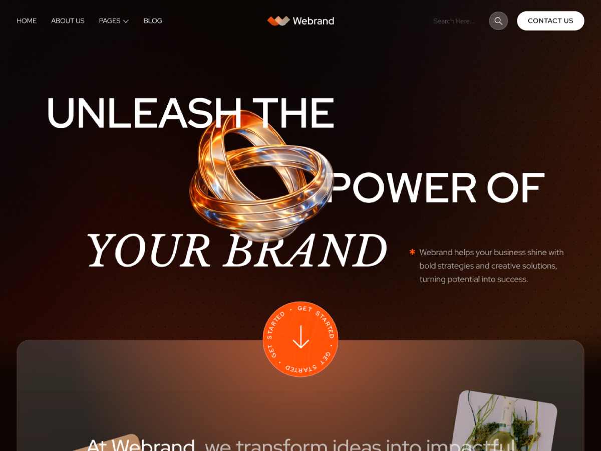 WordPress тема Webrand Lite