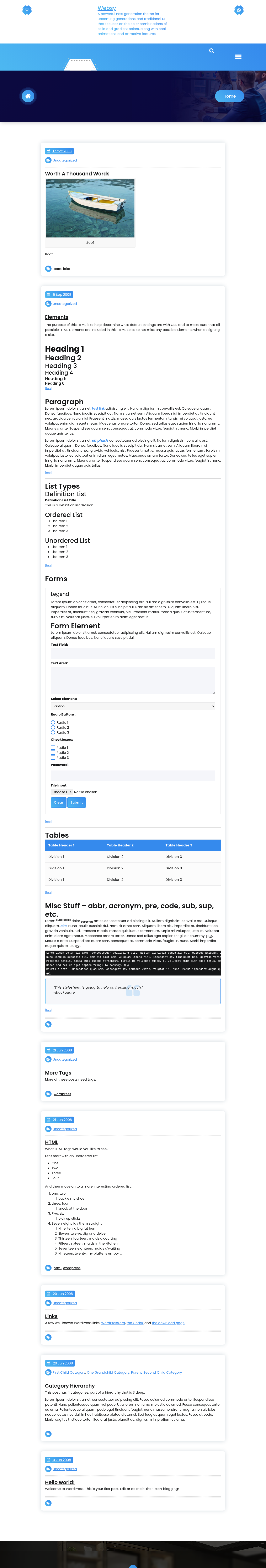 Десктоп (ниже) — Websy