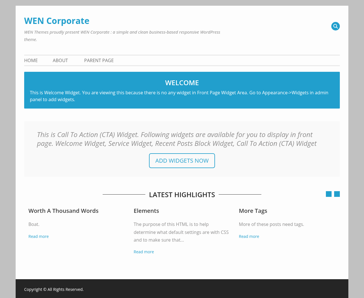 Десктоп (ниже) — WEN Corporate