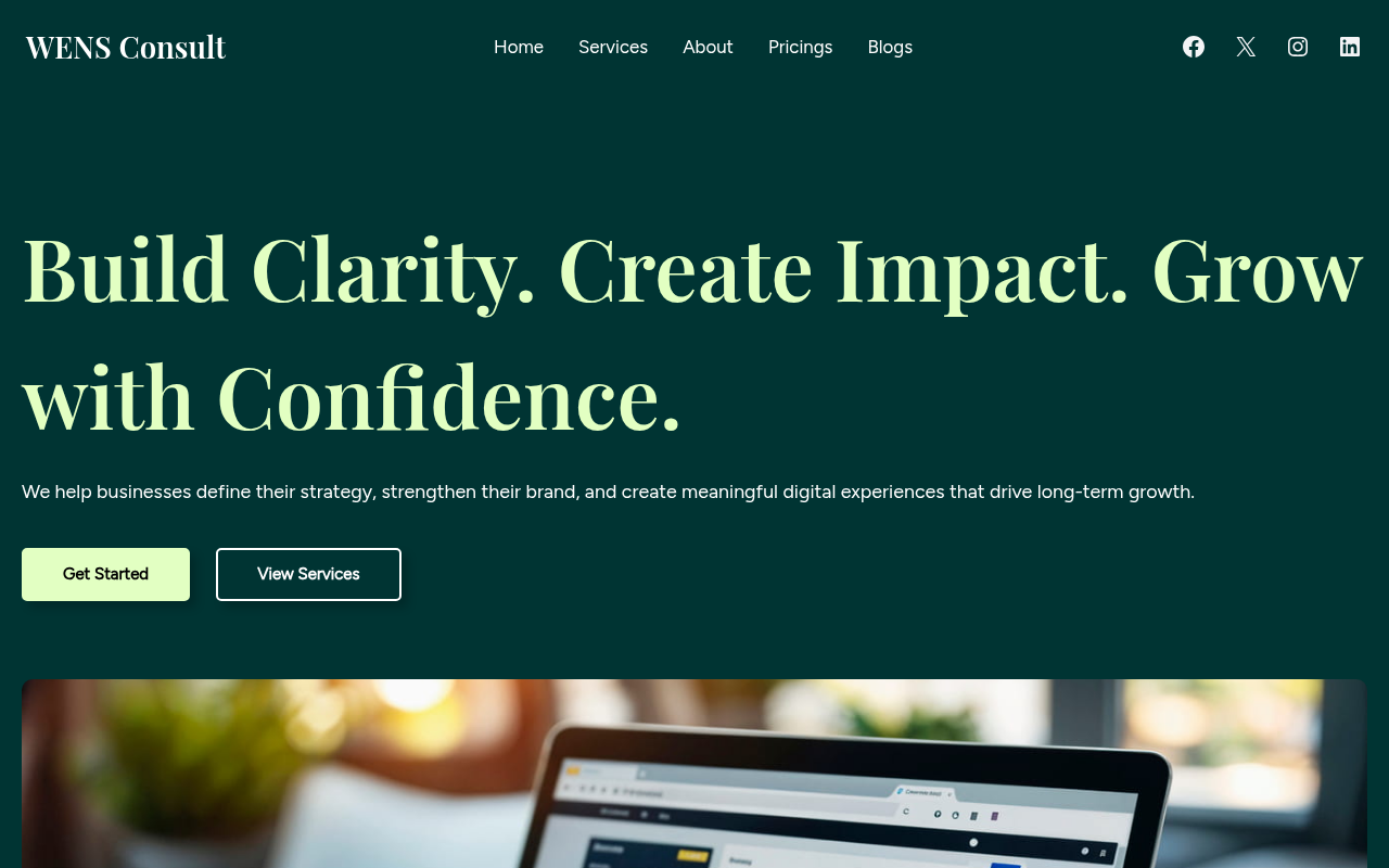 Десктоп — WENS Consult