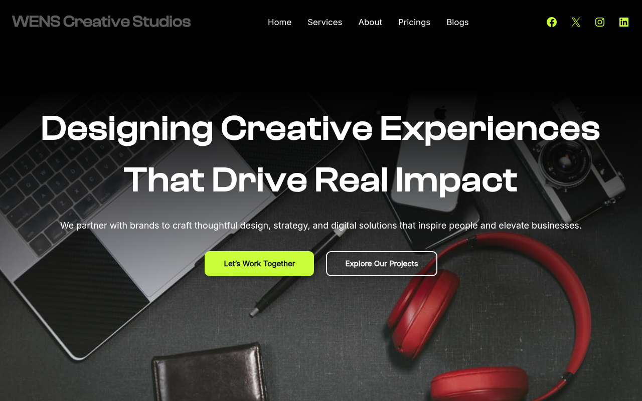 Десктоп — WENS Creative Studios