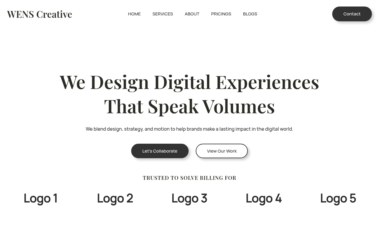 Десктоп — WENS Creative