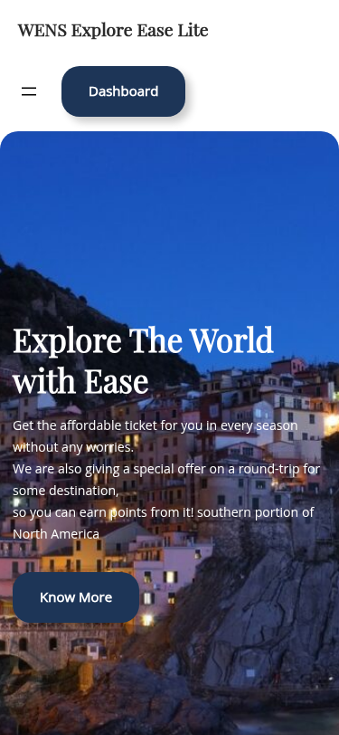 Мобильный вид — WENS Explore Ease Lite
