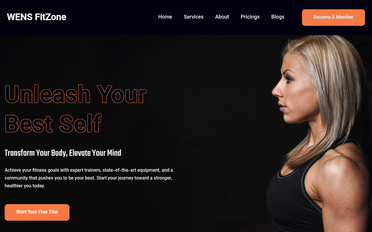 Десктоп — WENS FitZone