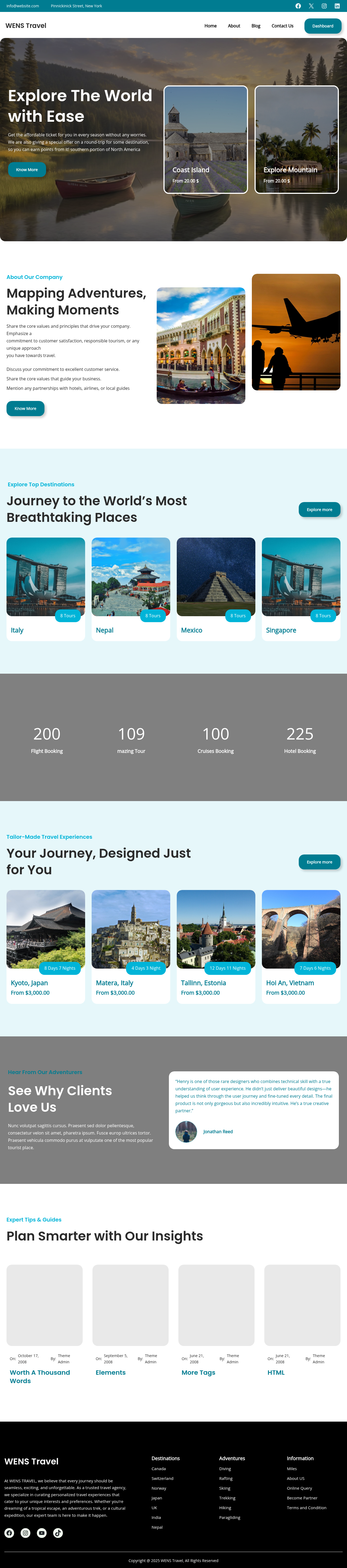 Десктоп (ниже) — WENS Travel