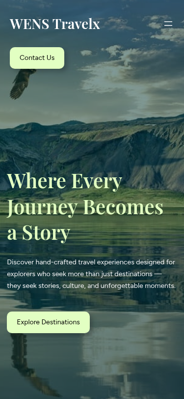 Мобильный вид — WENS Travelx