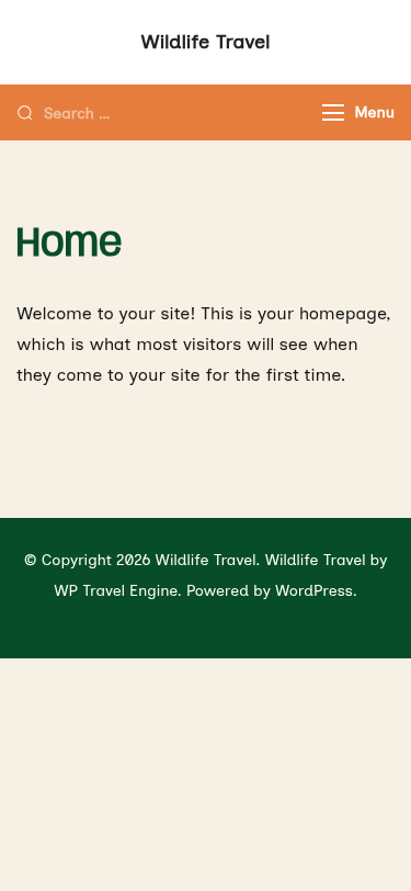 Мобильный вид — Wildlife Travel