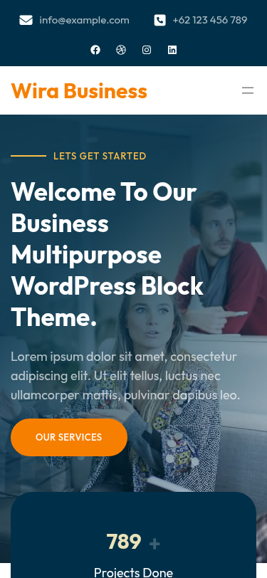 Мобильный вид — Wira Business