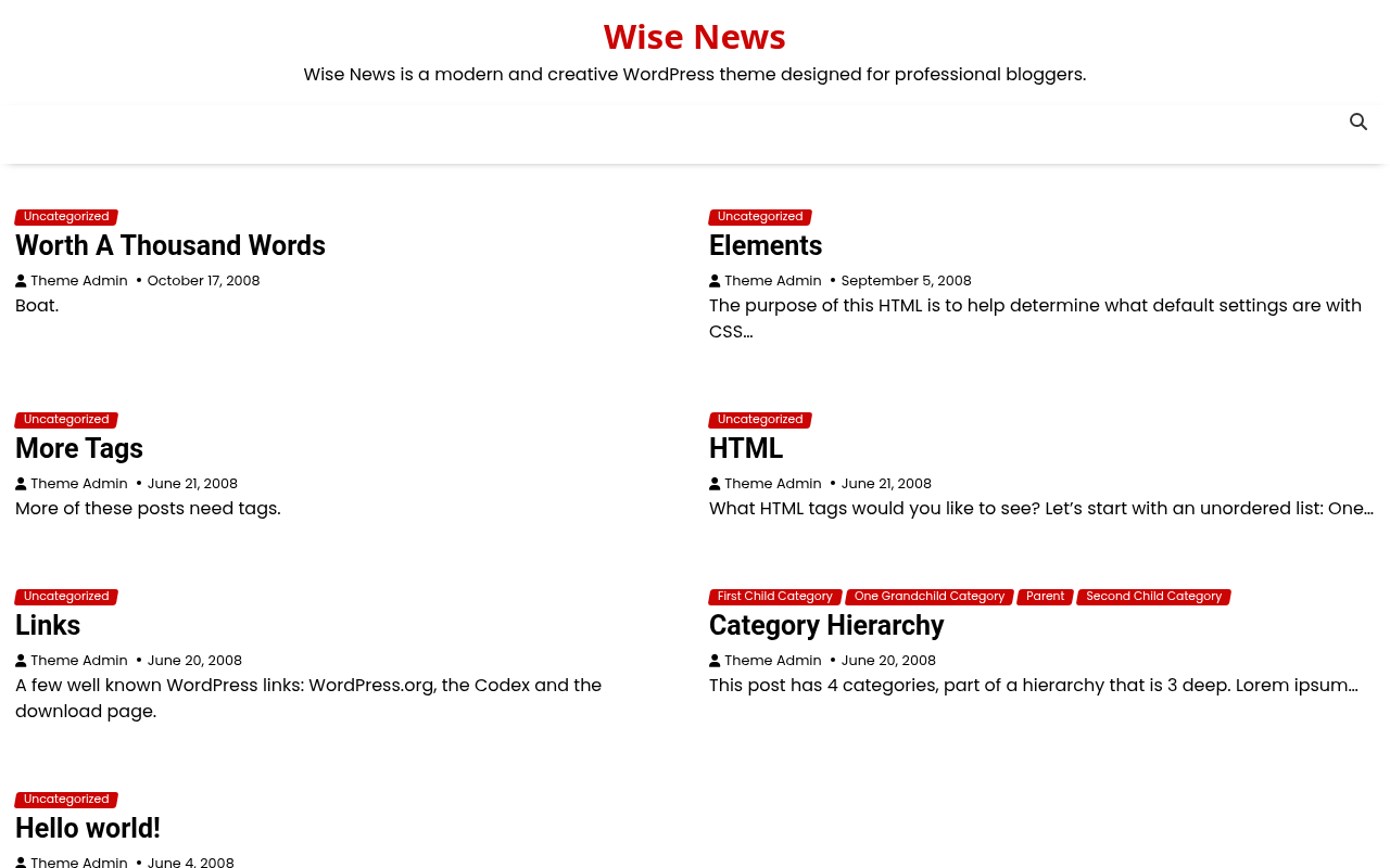 Десктоп — Wise News