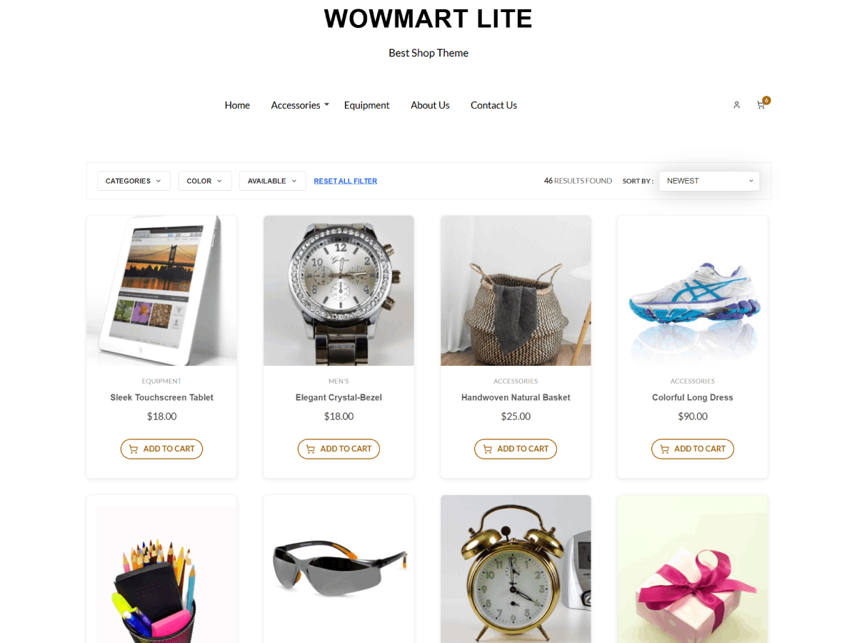WordPress тема WoWmart Lite