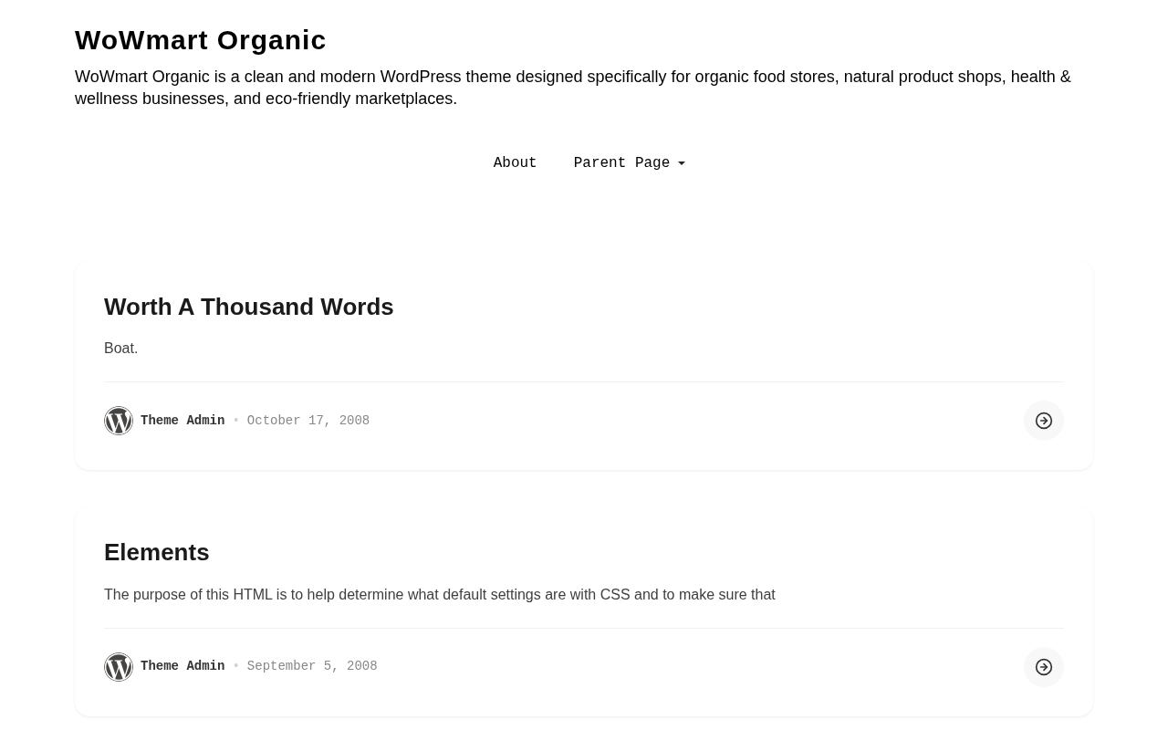 Десктоп — WoWmart Organic