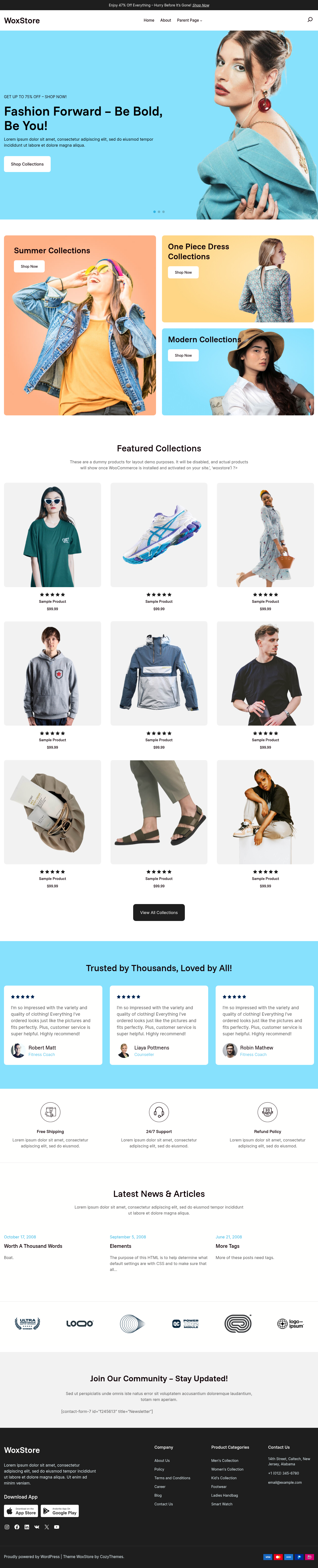Десктоп (ниже) — WoxStore