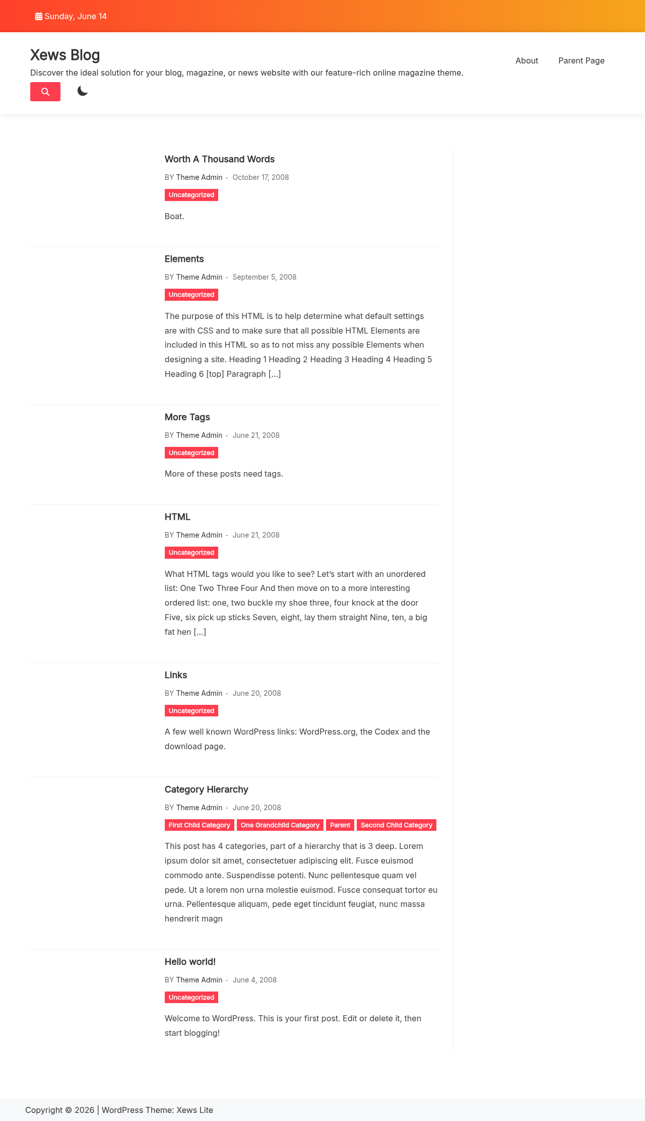 Десктоп (ниже) — Xews Blog
