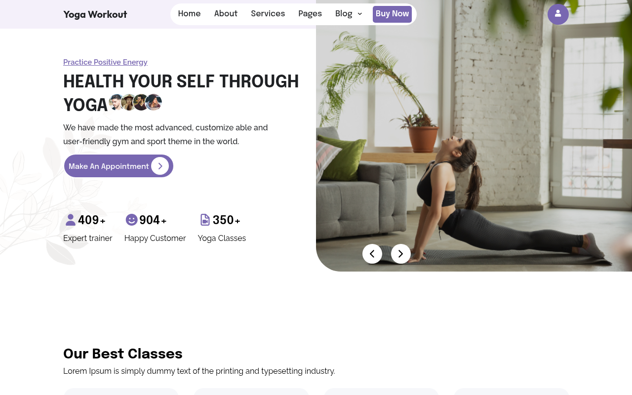 Десктоп — Yoga Workout