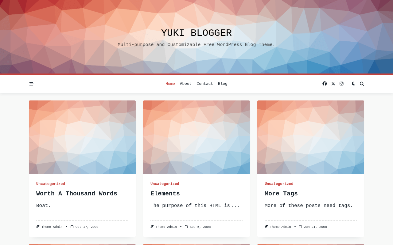 Десктоп — Yuki Blogger