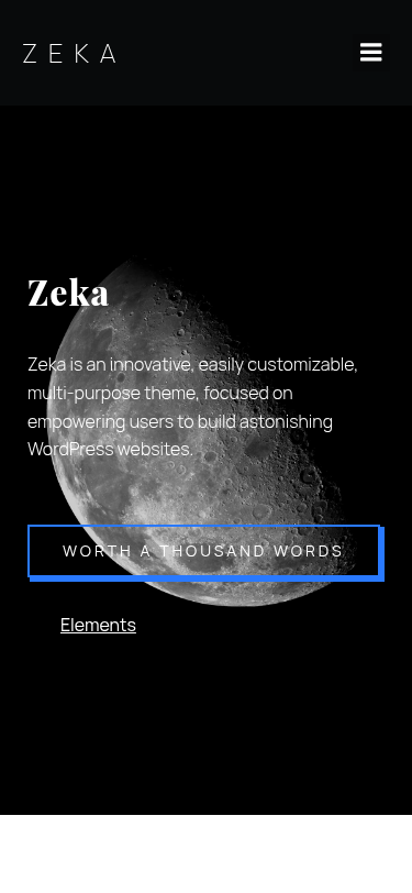 Мобильный вид — Zeka