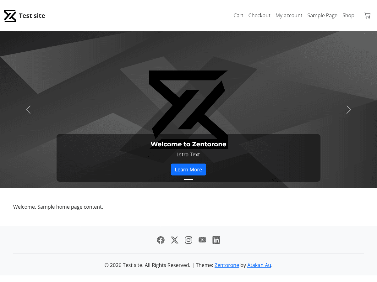 WordPress тема Zentorone