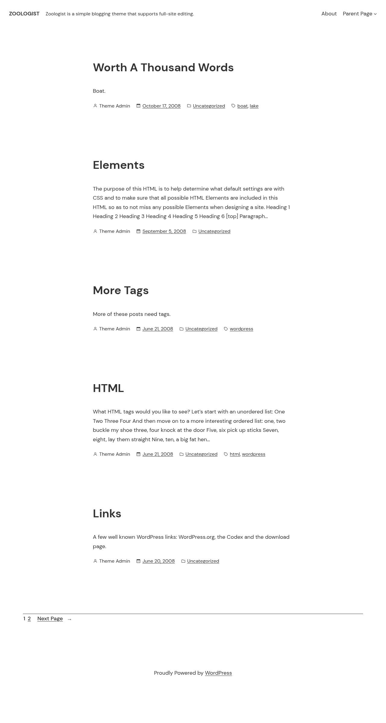Десктоп (ниже) — Zoologist