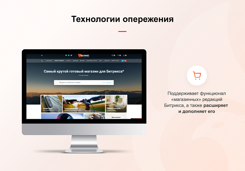 ФЕНИКС — безлимитный конструктор интернет-магазинов с возможностью создавать нешаблонные лендинги — скриншот 4