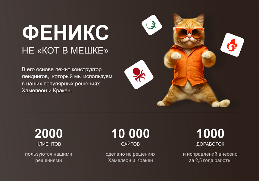 ФЕНИКС — безлимитный конструктор интернет-магазинов с возможностью создавать нешаблонные лендинги — скриншот 6