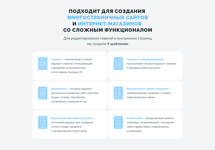 INTEC Конструктор сайтов - визуальный редактор структуры и дизайна — скриншот 4