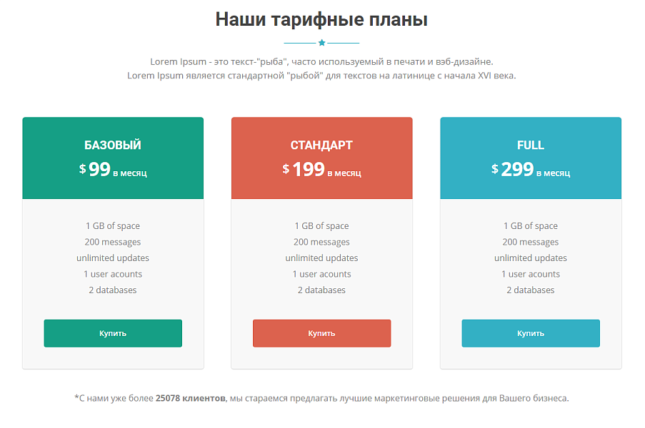 Spectrum - Адаптивный Landing Page — скриншот 6