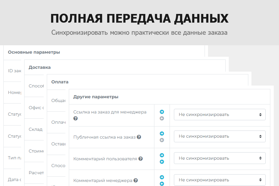Гибкая интеграция заказов и забытых корзин с Битрикс24 — скриншот 8