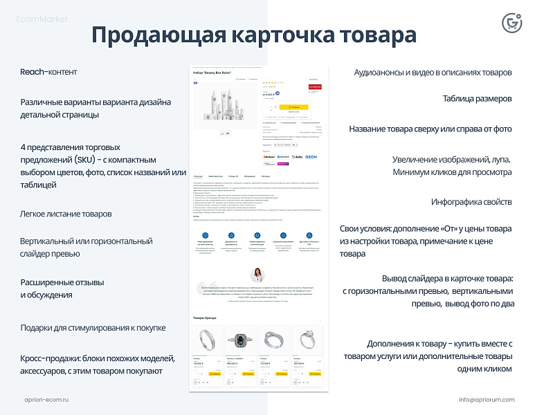 Apriori.EcomMarket: Интернет-магазин c конструктором настроек и расширенный маркетинговый функционал — скриншот 6