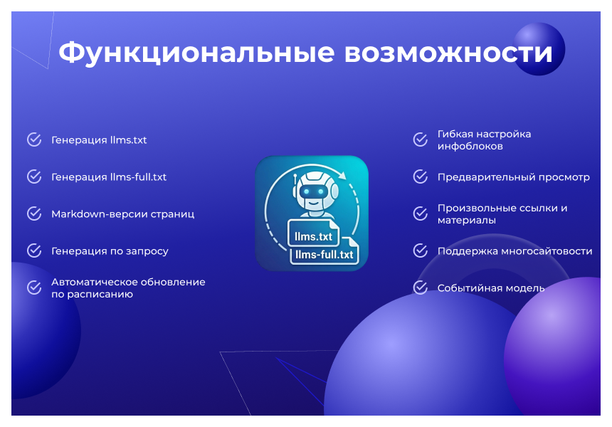 Сотбит: Карта сайта для ИИ – llms.txt, llms-full.txt и Markdown-страницы — скриншот 2