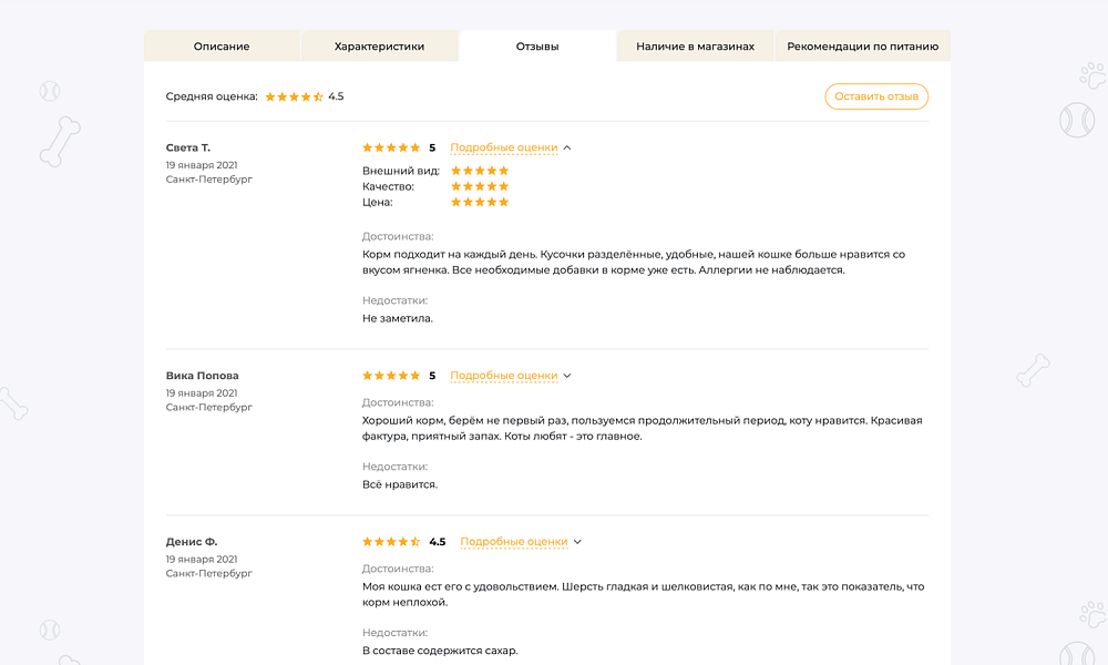 ОТРАСЛЕВОЙ ИНТЕРНЕТ-МАГАЗИН ТОВАРОВ ДЛЯ ЖИВОТНЫХ «КРАЙТ: ЗООТОВАРЫ.PETS» — скриншот 9