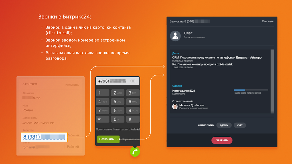 Itgrix Asterisk-интеграция — скриншот 3